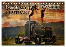 Kenworth W900 PHOTOART (Tischkalender 2024 DIN A5 quer), CALVENDO Monatskalender