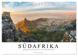 Südafrika: Kapstadt, Garden Route und Cape Winelands (Tischkalender 2024 DIN A5 quer), CALVENDO Monatskalender