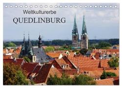 Weltkulturerbe Quedlinburg (Tischkalender 2024 DIN A5 quer), CALVENDO Monatskalender