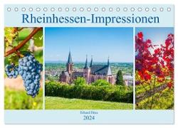Rheinhessen-Impressionen (Tischkalender 2024 DIN A5 quer), CALVENDO Monatskalender