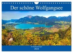 Der schöne Wolfgangsee im Salzkammergut (Wandkalender 2024 DIN A4 quer), CALVENDO Monatskalender