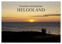 Deutsche Hochseeinsel Helgoland (Tischkalender 2024 DIN A5 quer), CALVENDO Monatskalender