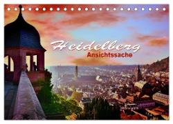 Heidelberg - Ansichtssache (Tischkalender 2024 DIN A5 quer), CALVENDO Monatskalender