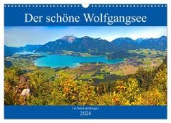 Der schöne Wolfgangsee im Salzkammergut (Wandkalender 2024 DIN A3 quer), CALVENDO Monatskalender