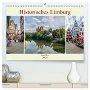 Historisches Limburg (hochwertiger Premium Wandkalender 2024 DIN A2 quer), Kunstdruck in Hochglanz