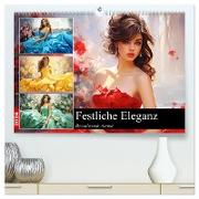 Festliche Eleganz. Bezaubernde Anmut (hochwertiger Premium Wandkalender 2024 DIN A2 quer), Kunstdruck in Hochglanz