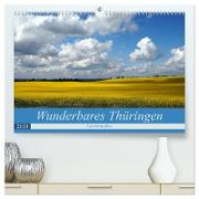Wunderbares Thüringen - Landschaften (hochwertiger Premium Wandkalender 2024 DIN A2 quer), Kunstdruck in Hochglanz