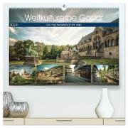 Weltkulturerbe Goslar (hochwertiger Premium Wandkalender 2024 DIN A2 quer), Kunstdruck in Hochglanz