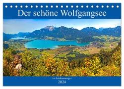 Der schöne Wolfgangsee im Salzkammergut (Tischkalender 2024 DIN A5 quer), CALVENDO Monatskalender