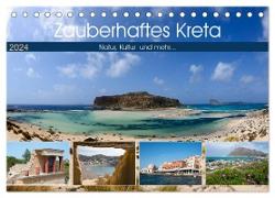 Zauberhaftes Kreta (Tischkalender 2024 DIN A5 quer), CALVENDO Monatskalender