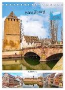 Straßburg - Urlaubsplaner (Tischkalender 2024 DIN A5 hoch), CALVENDO Monatskalender