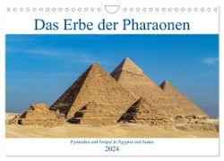 Das Erbe der Pharaonen (Wandkalender 2024 DIN A4 quer), CALVENDO Monatskalender