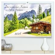 Das wunderbare Ramsau am Fuße des Dachsteins (hochwertiger Premium Wandkalender 2024 DIN A2 quer), Kunstdruck in Hochglanz