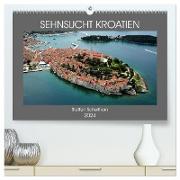 SEHNSUCHT KROATIEN (hochwertiger Premium Wandkalender 2024 DIN A2 quer), Kunstdruck in Hochglanz