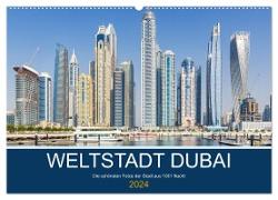 Weltstadt Dubai (Wandkalender 2024 DIN A2 quer), CALVENDO Monatskalender