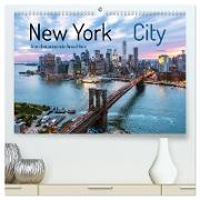 New York City - Atemberaubende Ansichten (hochwertiger Premium Wandkalender 2024 DIN A2 quer), Kunstdruck in Hochglanz