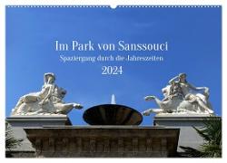 Im Park von Sanssouci - Spaziergang durch die Jahreszeiten (Wandkalender 2024 DIN A2 quer), CALVENDO Monatskalender