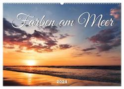 Farben am Meer (Wandkalender 2024 DIN A2 quer), CALVENDO Monatskalender