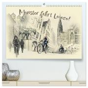 Münster fährt Leeze! (hochwertiger Premium Wandkalender 2024 DIN A2 quer), Kunstdruck in Hochglanz