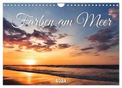 Farben am Meer (Wandkalender 2024 DIN A4 quer), CALVENDO Monatskalender