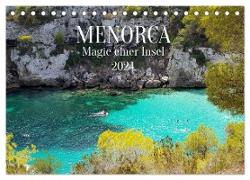 MENORCA Magie einer Insel (Tischkalender 2024 DIN A5 quer), CALVENDO Monatskalender