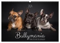 Bullymania - Französische Bulldoggen (Wandkalender 2024 DIN A2 quer), CALVENDO Monatskalender