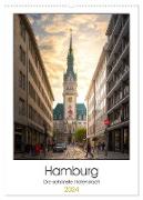 Hamburg - Die schönste Hafenstadt (Wandkalender 2024 DIN A2 hoch), CALVENDO Monatskalender