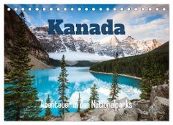 Kanada - Abenteuer in den Nationalparks (Tischkalender 2024 DIN A5 quer), CALVENDO Monatskalender