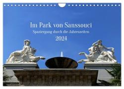 Im Park von Sanssouci - Spaziergang durch die Jahreszeiten (Wandkalender 2024 DIN A4 quer), CALVENDO Monatskalender
