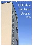 100 Jahre Bauhaus Dessau (Wandkalender 2024 DIN A2 hoch), CALVENDO Monatskalender