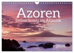 Azoren - Grüne Inseln im Atlantik 2024 (Wandkalender 2024 DIN A4 quer), CALVENDO Monatskalender
