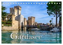 Unterwegs am Gardasee (Tischkalender 2024 DIN A5 quer), CALVENDO Monatskalender