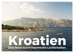 Kroatien - Eine Reise durch traumhafte Landschaften. (Wandkalender 2024 DIN A2 quer), CALVENDO Monatskalender