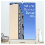100 Jahre Bauhaus Dessau (hochwertiger Premium Wandkalender 2024 DIN A2 hoch), Kunstdruck in Hochglanz