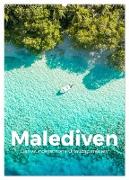 Malediven - Das wunderschöne Urlaubsparadies. (Wandkalender 2024 DIN A2 hoch), CALVENDO Monatskalender