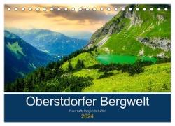 Oberstdorfer Bergwelt (Tischkalender 2024 DIN A5 quer), CALVENDO Monatskalender