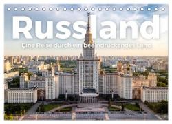 Russland - Eine Reise durch ein beeindruckendes Land. (Tischkalender 2024 DIN A5 quer), CALVENDO Monatskalender