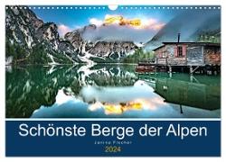 Schönste Berge der Alpen (Wandkalender 2024 DIN A3 quer), CALVENDO Monatskalender