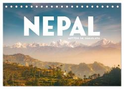 Nepal - Mitten im Himalaya (Tischkalender 2024 DIN A5 quer), CALVENDO Monatskalender