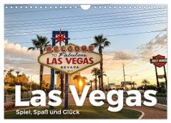 Las Vegas - Spiel, Spaß und Glück (Wandkalender 2024 DIN A4 quer), CALVENDO Monatskalender
