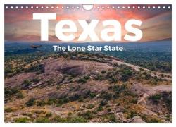 Texas - The Lone Star State (Wandkalender 2024 DIN A4 quer), CALVENDO Monatskalender