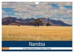Namibia - Endlose Weiten im Süden Afrikas (Wandkalender 2024 DIN A4 quer), CALVENDO Monatskalender