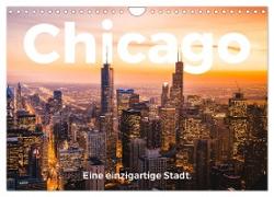 Chicago - Eine einzigartige Stadt. (Wandkalender 2024 DIN A4 quer), CALVENDO Monatskalender