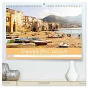 Traumhaftes Sizilien (hochwertiger Premium Wandkalender 2024 DIN A2 quer), Kunstdruck in Hochglanz