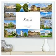 Kassel Stadtansichten (hochwertiger Premium Wandkalender 2024 DIN A2 quer), Kunstdruck in Hochglanz