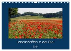 Landschaften in der Eifel (Wandkalender 2024 DIN A3 quer), CALVENDO Monatskalender