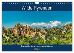 Wilde Pyrenäen (Wandkalender 2024 DIN A4 quer), CALVENDO Monatskalender