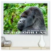 Berggorillas: die bedrohten Riesen (hochwertiger Premium Wandkalender 2024 DIN A2 quer), Kunstdruck in Hochglanz