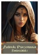 Arabische Prinzessinnen Fantasiebilder (Wandkalender 2024 DIN A2 hoch), CALVENDO Monatskalender