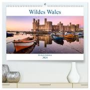Wildes Wales (hochwertiger Premium Wandkalender 2024 DIN A2 quer), Kunstdruck in Hochglanz
